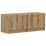 vidaXL Tv-meubel Wit Bewerkt hout