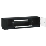 vidaXL LED tv-meubel Wit Bewerkt hout
