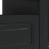 vidaXL LED tv-meubel Wit Bewerkt hout