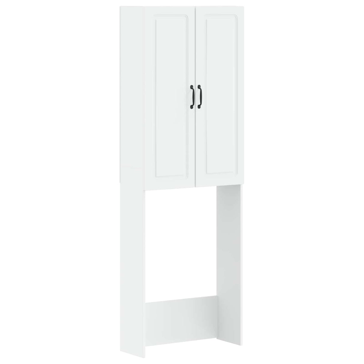 vidaXL Toiletkast UTRECHT Wit 66 x 25,5 x 190 cm Bewerkt hout