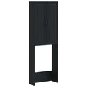 vidaXL Toiletkast UTRECHT Wit 66 x 25,5 x 190 cm Bewerkt hout