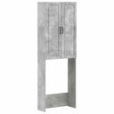 vidaXL Toiletkast UTRECHT Wit 66 x 25,5 x 190 cm Bewerkt hout