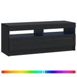 vidaXL LED tv-meubel Wit Bewerkt hout