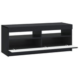 vidaXL LED tv-meubel Wit Bewerkt hout
