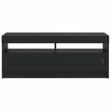 vidaXL LED tv-meubel Wit Bewerkt hout