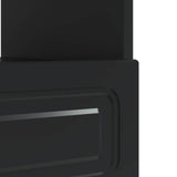 vidaXL LED tv-meubel Wit Bewerkt hout