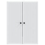 vidaXL Wandkast Wit 66 x 34,5 x 90 cm Bewerkt hout