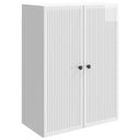 vidaXL Wandkast Wit 66 x 34,5 x 90 cm Bewerkt hout