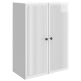 vidaXL Wandkast Wit 66 x 34,5 x 90 cm Bewerkt hout