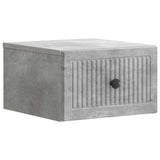 vidaXL Muurbevestigde Nachttafel 2 pcs Sonoma Eiken 33 x 34,5 x 20 cm