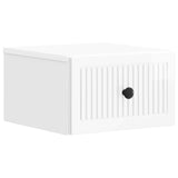 vidaXL Muurbevestigde Nachttafel 2 pcs Sonoma Eiken 33 x 34,5 x 20 cm