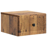 vidaXL Muurbevestigde Nachttafel 2 pcs Sonoma Eiken 33 x 34,5 x 20 cm