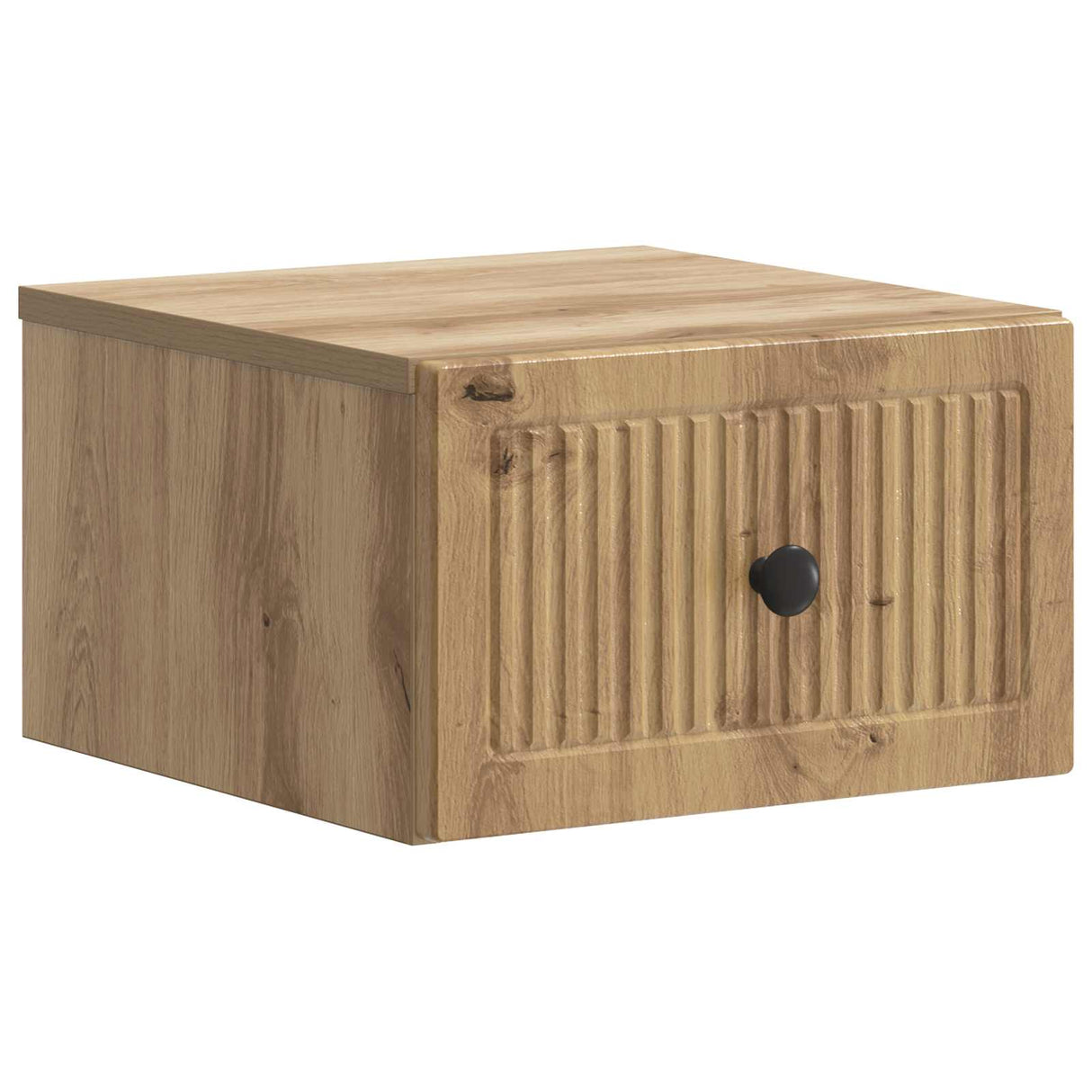 vidaXL Muurbevestigde Nachttafel 2 pcs Sonoma Eiken 33 x 34,5 x 20 cm