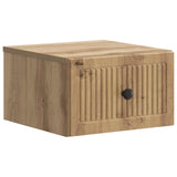 vidaXL Muurbevestigde Nachttafel 2 pcs Sonoma Eiken 33 x 34,5 x 20 cm