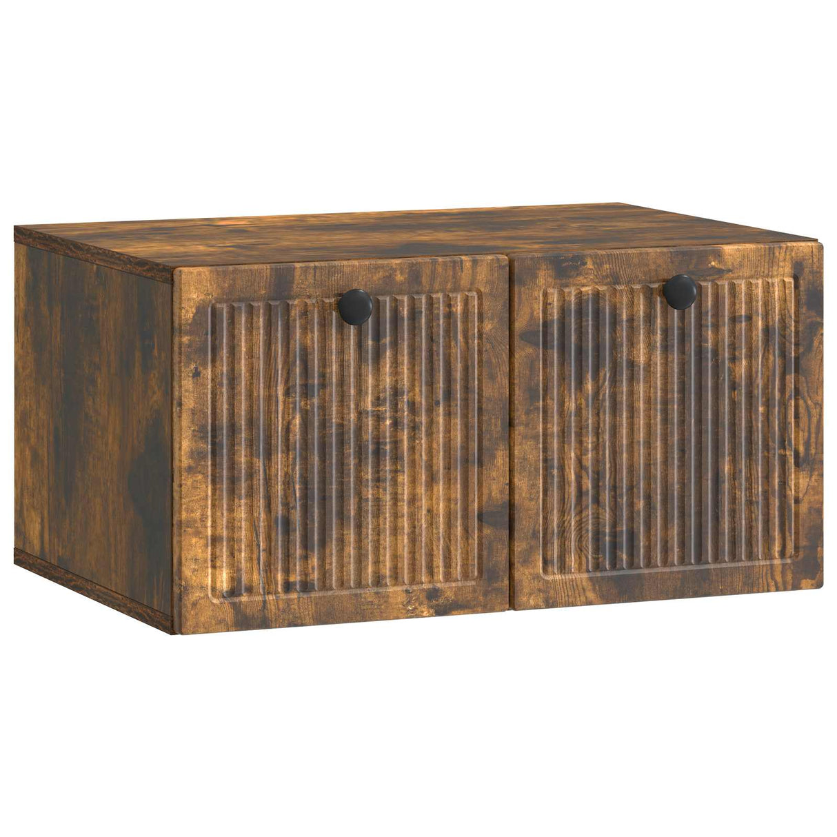 vidaXL Wall-Mounted TV Cabinet Black 59.5x41x30 cm Engineered Wood