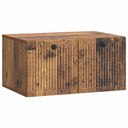 vidaXL Wall-Mounted TV Cabinet Black 59.5x41x30 cm Engineered Wood