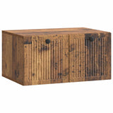 vidaXL Wall-Mounted TV Cabinet Black 59.5x41x30 cm Engineered Wood