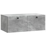 vidaXL Wall-Mounted TV Cabinet Black 59.5x41x30 cm Engineered Wood