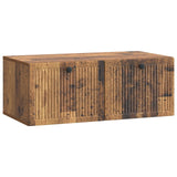 vidaXL Wall-Mounted TV Cabinet Black 59.5x41x30 cm Engineered Wood