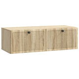vidaXL Wall-Mounted TV Cabinet Black 59.5x41x30 cm Engineered Wood
