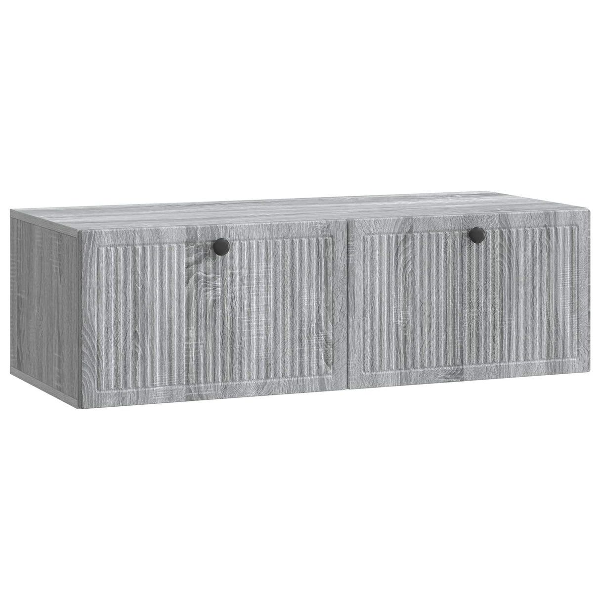 vidaXL Wall-Mounted TV Cabinet Black 59.5x41x30 cm Engineered Wood