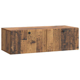 vidaXL Wall-Mounted TV Cabinet Black 59.5x41x30 cm Engineered Wood