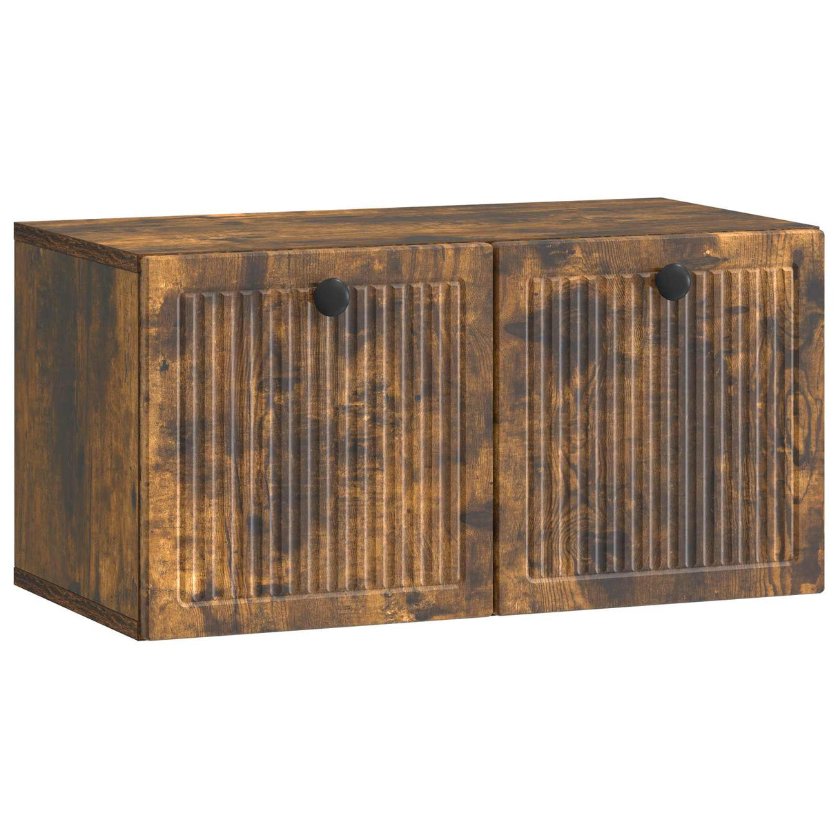 vidaXL Wall-Mounted TV Cabinet Black 59.5x41x30 cm Engineered Wood