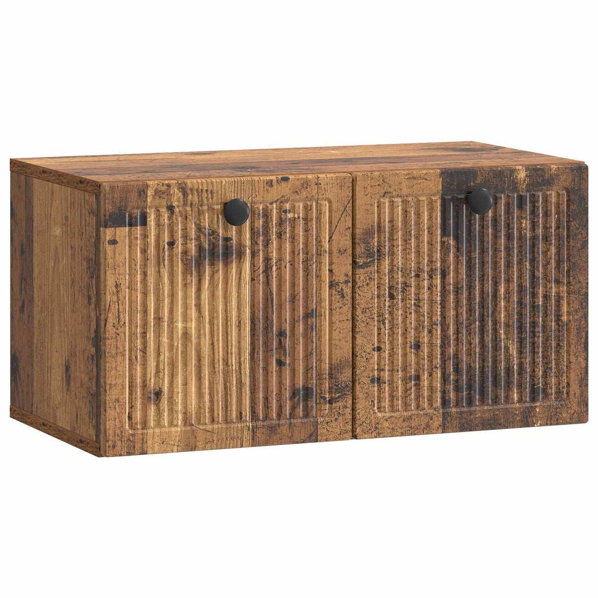 vidaXL Wall-Mounted TV Cabinet Black 59.5x41x30 cm Engineered Wood