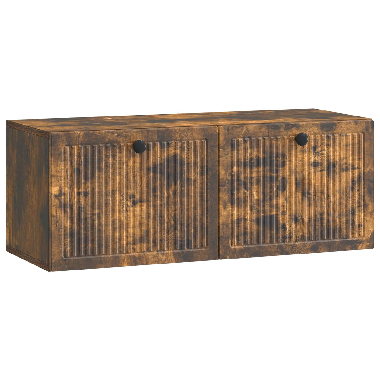 vidaXL Wall-Mounted TV Cabinet Black 59.5x41x30 cm Engineered Wood