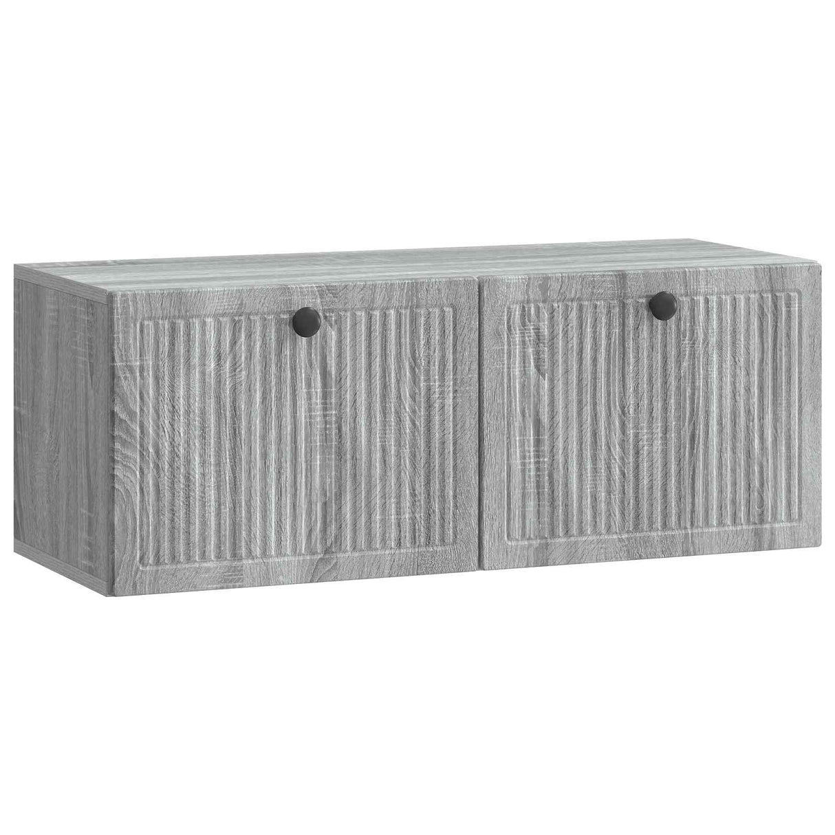 vidaXL Wall-Mounted TV Cabinet Black 59.5x41x30 cm Engineered Wood