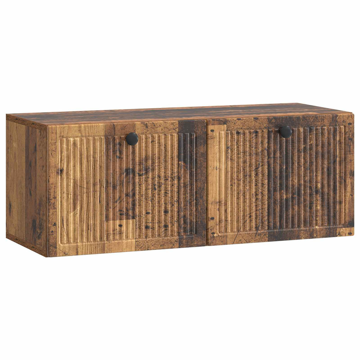 vidaXL Wall-Mounted TV Cabinet Black 59.5x41x30 cm Engineered Wood