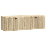 vidaXL Wall-Mounted TV Cabinet Black 59.5x41x30 cm Engineered Wood