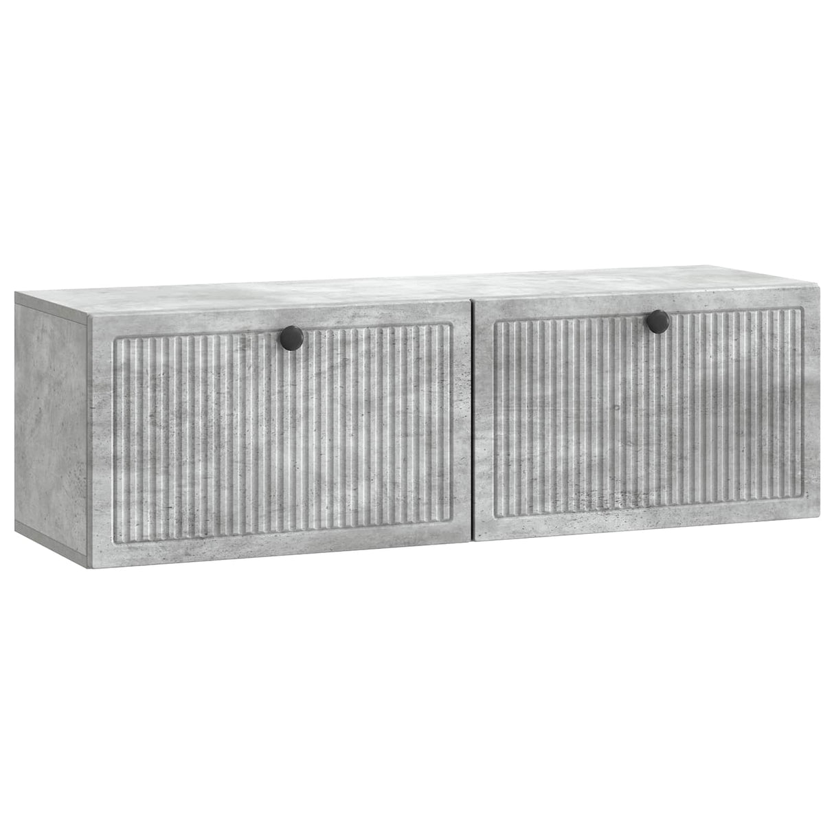 vidaXL Wall-Mounted TV Cabinet Black 59.5x41x30 cm Engineered Wood