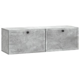 vidaXL Wall-Mounted TV Cabinet Black 59.5x41x30 cm Engineered Wood