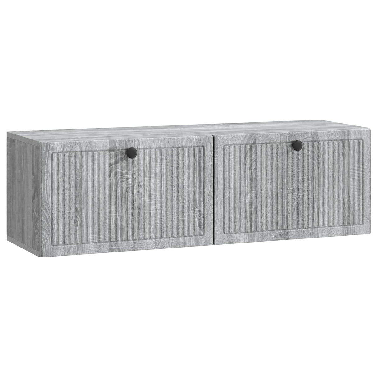 vidaXL Wall-Mounted TV Cabinet Black 59.5x41x30 cm Engineered Wood