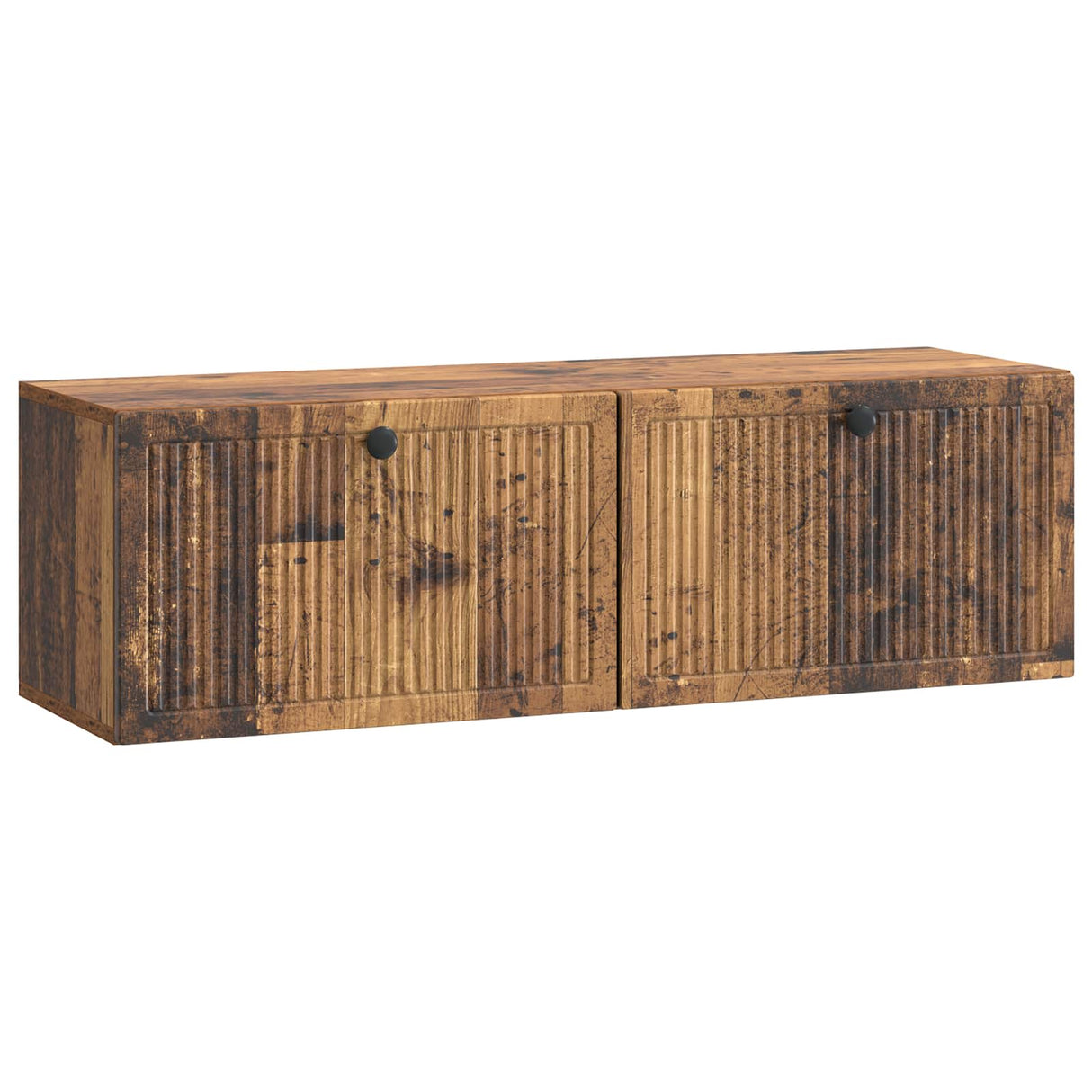 vidaXL Wall-Mounted TV Cabinet Black 59.5x41x30 cm Engineered Wood