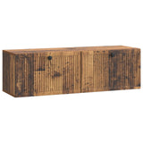 vidaXL Wall-Mounted TV Cabinet Black 59.5x41x30 cm Engineered Wood