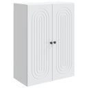 vidaXL Wandkast Wit 66 x 34,5 x 90 cm Bewerkt hout