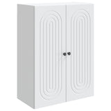 vidaXL Wandkast Wit 66 x 34,5 x 90 cm Bewerkt hout