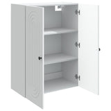 vidaXL Wandkast Wit 66 x 34,5 x 90 cm Bewerkt hout
