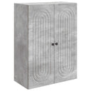 vidaXL Wandkast Wit 66 x 34,5 x 90 cm Bewerkt hout