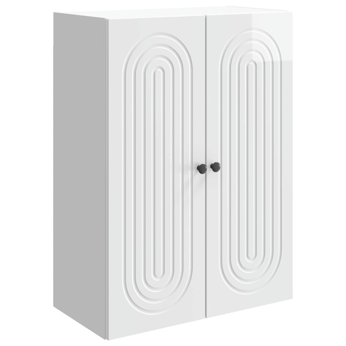 vidaXL Wandkast Wit 66 x 34,5 x 90 cm Bewerkt hout