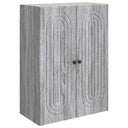 vidaXL Wandkast Wit 66 x 34,5 x 90 cm Bewerkt hout