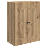 vidaXL Wandkast Wit 66 x 34,5 x 90 cm Bewerkt hout