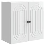 vidaXL Wandkast Wit 66 x 34,5 x 90 cm Bewerkt hout