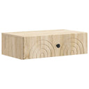 vidaXL Wandgemonteerde Zijtafel Wit 59 x 34,5 x 17 cm Bewerkt hout