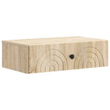 vidaXL Wandgemonteerde Zijtafel Wit 59 x 34,5 x 17 cm Bewerkt hout