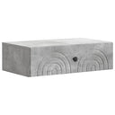 vidaXL Wandgemonteerde Zijtafel Wit 59 x 34,5 x 17 cm Bewerkt hout