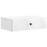 vidaXL Wandgemonteerde Zijtafel Wit 59 x 34,5 x 17 cm Bewerkt hout