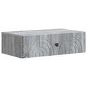 vidaXL Wandgemonteerde Zijtafel Wit 59 x 34,5 x 17 cm Bewerkt hout